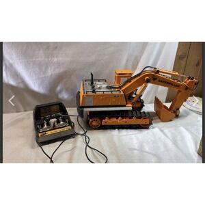 VINTAGE 1993 NEW BRIGHT CAT EXCAVATOR 245D REMOTE CONTROL CONSTRUCTION